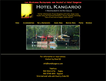 Tablet Screenshot of hotelkangaroo.com